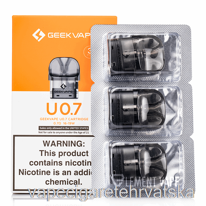 Vape Hrvatska Geek Vape U Replacement Pods 0.7ohm Pods